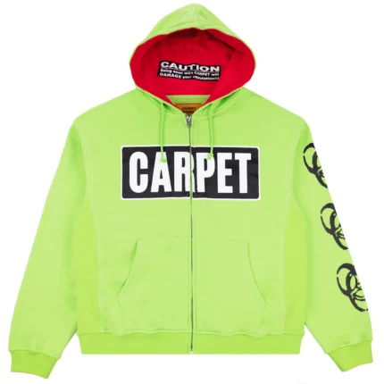 Carpet Co Biohazard Hoodie Green