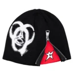 Carpet Co Biohazard Zip Beanie Black