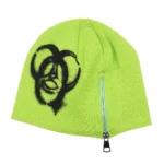 Carpet Co Biohazard Zip Beanie Green