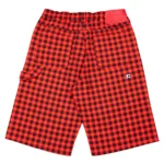 Carpet Co C-Star Plaid Shorts Red