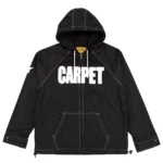 Shop Carpet Co Carpet Rainjacket for practical style, versatile layering, casual comfort, distinctive design, and everyday streetwear appeal.