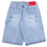 Carpetco C-Star Washed Denim Shorts  - Image 2