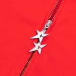 Carpetco C-Star Double Zip Hoodie Red  - Image 2