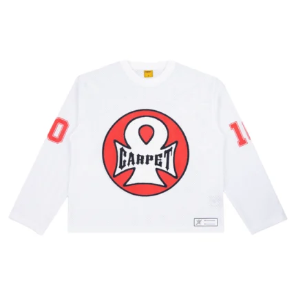 Carpetco Iron Ankh Long Sleeve Jersey White 