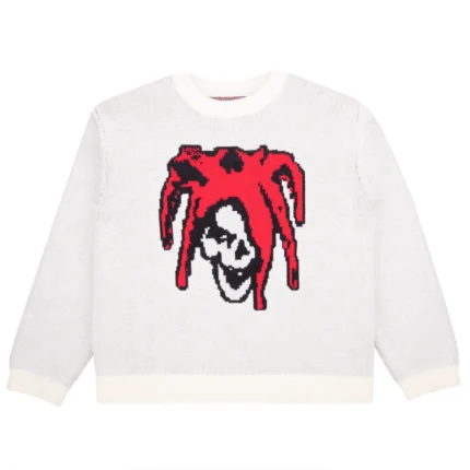 Carpetco Jester Knit Sweater White 