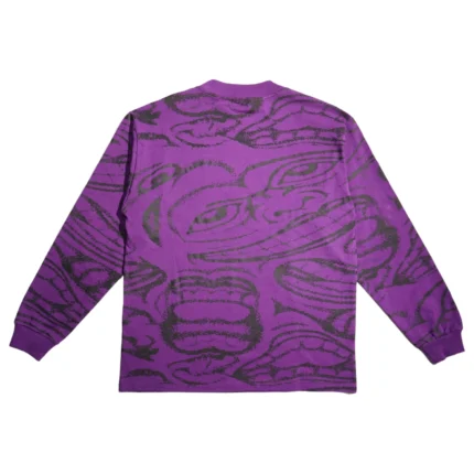 Shop Carpet Co Schizoid Longsleeve for bold graphics, casual comfort, versatile outfits, distinctive design, and everyday streetwear appeal.