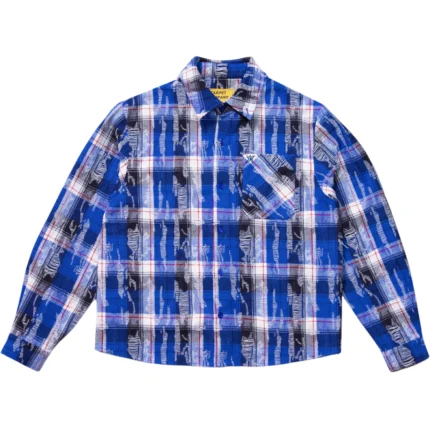 Carpet Co Tattered Flannel Blue