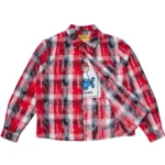 Carpet Co Tattered Flannel Red