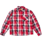 Carpet Co Tattered Flannel Red