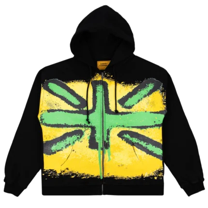 Carpet Co Union Jack Hoodie Black