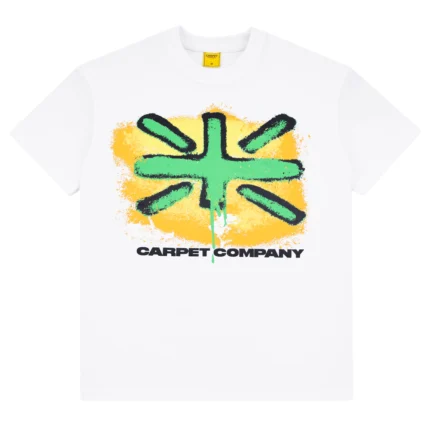 Carpet Co Union Jack Tee White