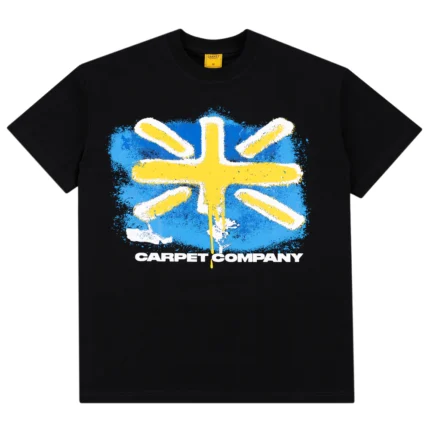 Carpet Co Union Jack Tee black